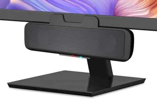Cyber Acoustics USB and Bluetooth speaker bar that clamps to monitor