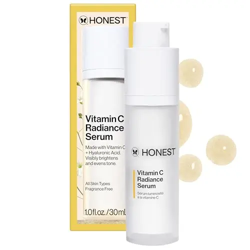Honest Beauty Vitamin C Radiance Serum in clear bottle