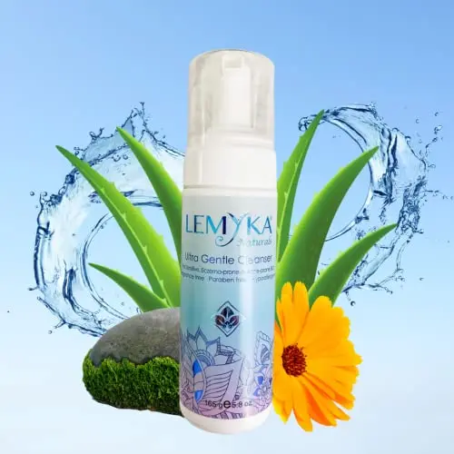 LEMYKA Foaming Face Wash bottle for sensitive skin