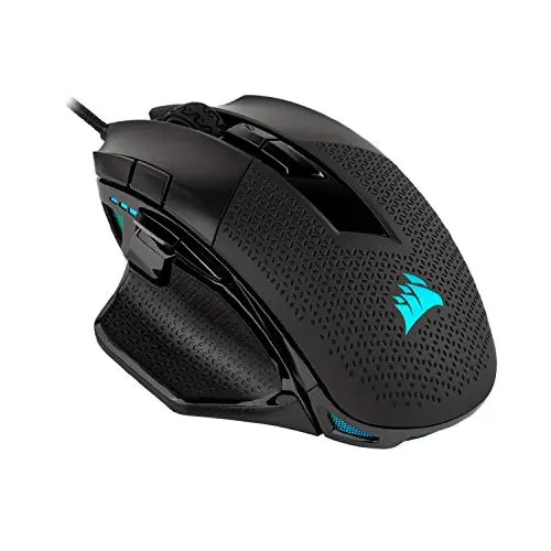 Corsair Nightsword RGB gaming mouse with tunable weights
