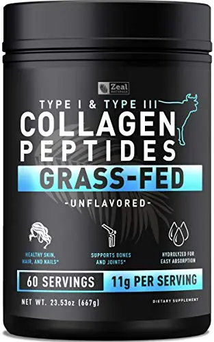 Zeal Naturals multi collagen peptides powder unflavored