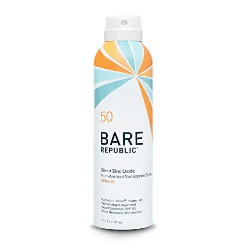 Bare Republic Mineral Sunscreen SPF 50 spray can