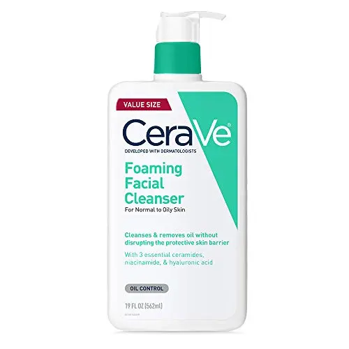 CeraVe Foaming Facial Cleanser for oily skin