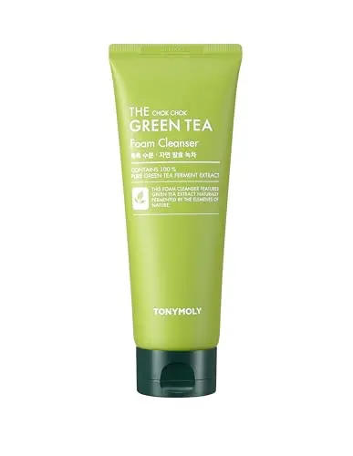 TONYMOLY Green Tea Foaming Facial Cleanser bottle