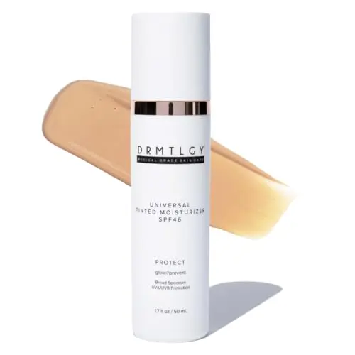 DRMTLGY Universal Tinted Moisturizer SPF 46 tube