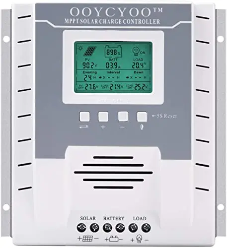 OOYCYOO 60A MPPT solar charge controller with LCD display