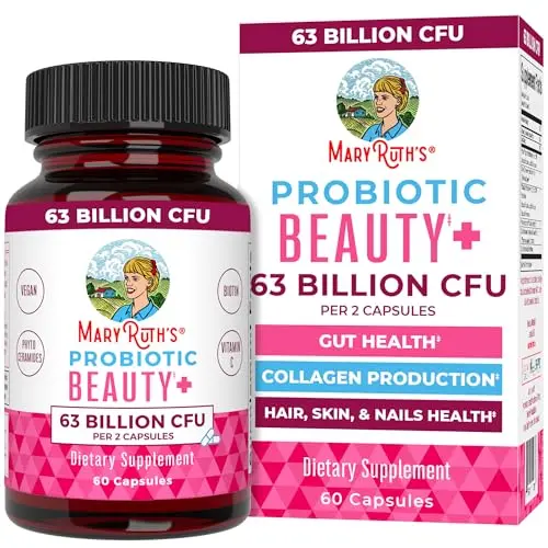 MaryRuth Organics Probiotic Beauty Capsules for hair skin and nails