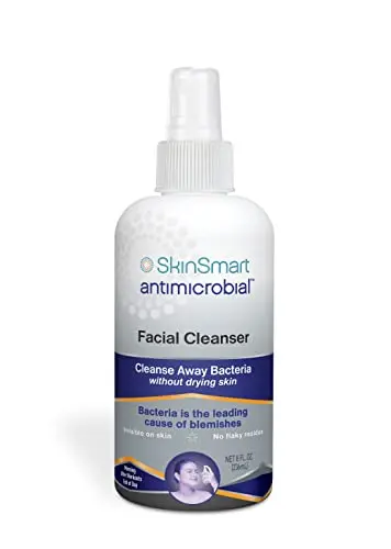 SkinSmart Antimicrobial Facial Cleanser spray bottle for athletes