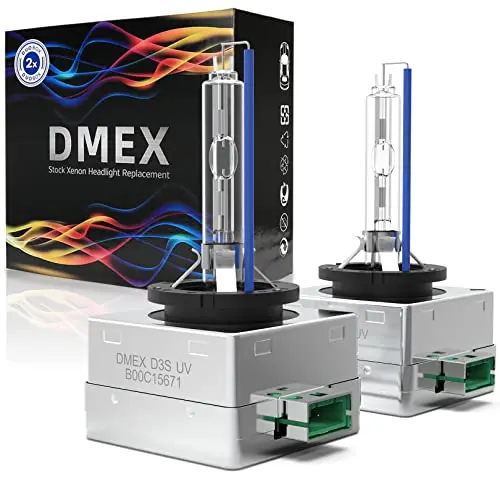 DMEX D3S HID bulb in 8000K white blue color temperature