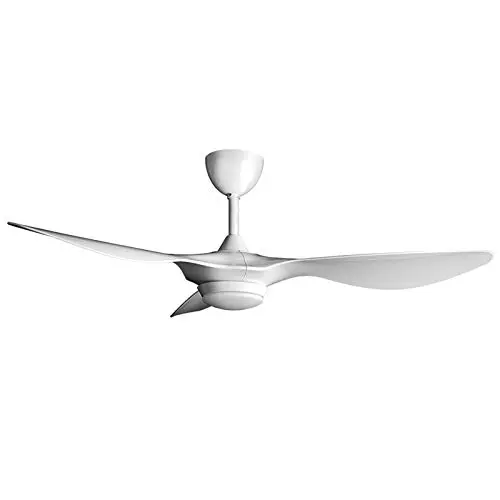 reiga 52 inch smart white ceiling fan with light and remote