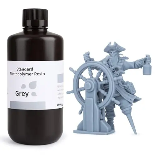 ELEGOO Standard Grey 1kg 3D printer resin bottle