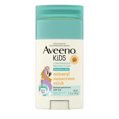 Aveeno Kids Continuous Protection Zinc Oxide Mineral Sunscreen Stick