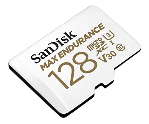 SanDisk 128GB MAX Endurance microSDXC card in black