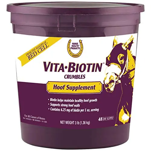 Horse Health Vita Biotin Crumbles supplement bag