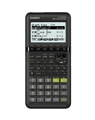 Casio fx-9750GIII Graphing Calculator with black design
