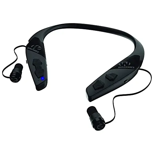 Walker's Game Ear Behind The Neck Bluetooth Hearing Enhancer in black