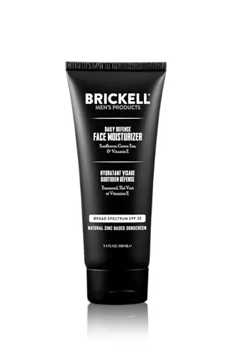Brickell Men's Daily Defense SPF20 Face Moisturizer
