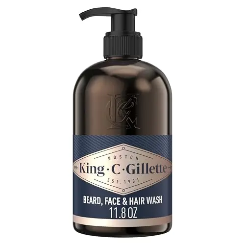 King C. Gillette Beard Wash with Argan and Avocado Oil