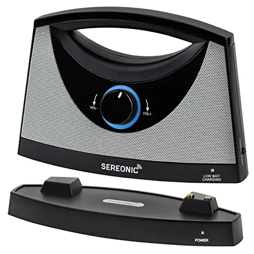 SERENIC portable wireless TV speaker with charging base