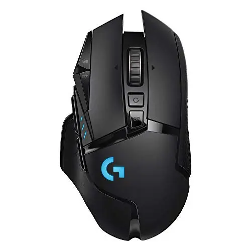 Logitech G502 Lightspeed black renewed wireless gaming mouse