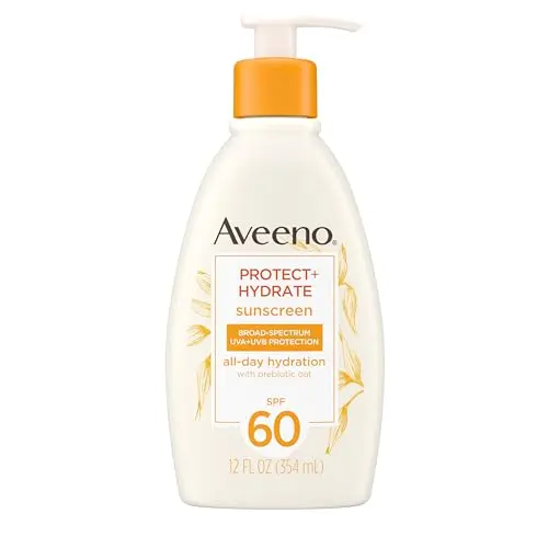 Aveeno Protect + Hydrate Sunscreen Lotion bottle