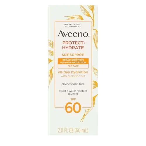 Aveeno Protect + Hydrate Face Sunscreen SPF 60 for sensitive skin