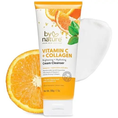 By Nature Vitamin C + Collagen Face Cream Cleanser