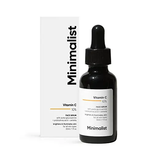 Minimalist 10% Vitamin C Serum in a dropper bottle
