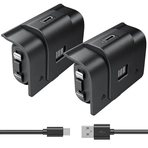 6amLifestyle rechargeable Xbox controller battery pack and charge kit