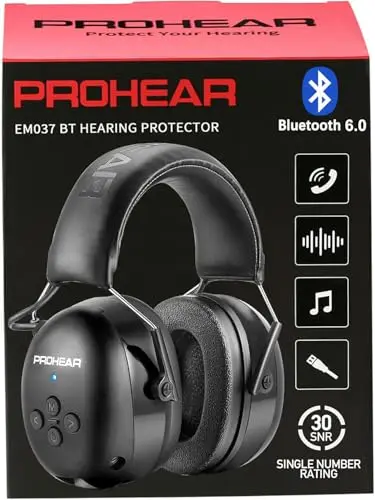 PROHEAR 037 Bluetooth noise reduction earmuffs