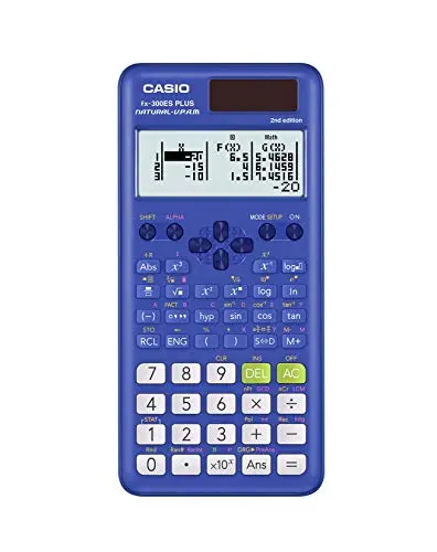 Casio fx-300ES Plus 2nd Edition Scientific Calculator with blue casing