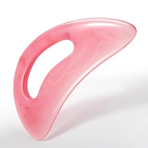 Scienlodic large resin gua sha tool with an integrated handle for easy grip