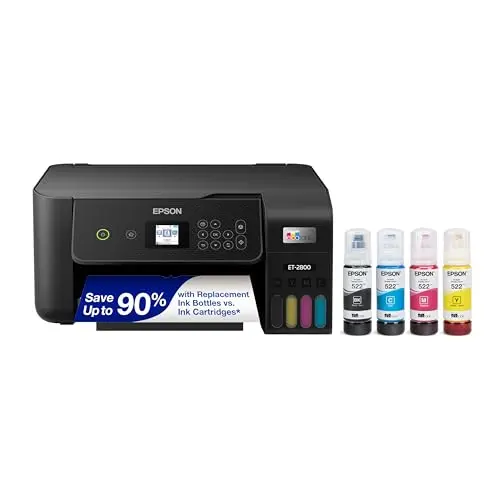 Epson EcoTank ET-2800 wireless all-in-one cartridge-free supertank printer