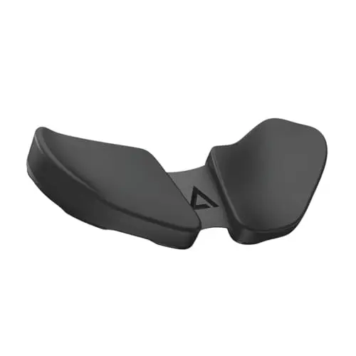 DELTAHUB Carpio 2.0 black silicone wrist rest for mouse on gaming desk