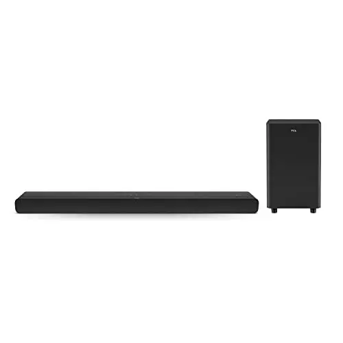 TCL Alto 8 Plus soundbar with Dolby Atmos and wireless subwoofer