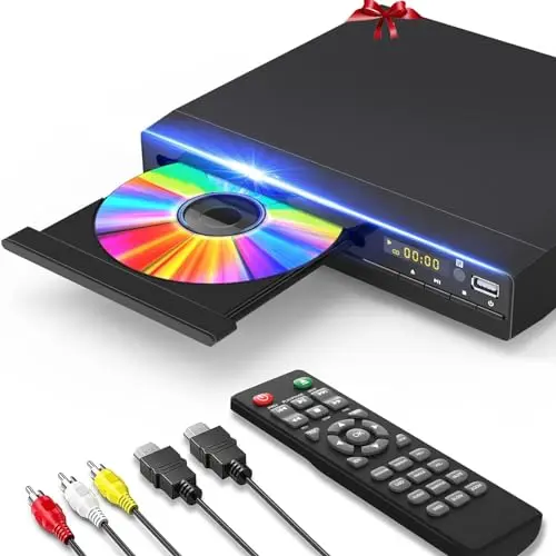 GOKUID DVP-506 HDMI DVD player with large remote
