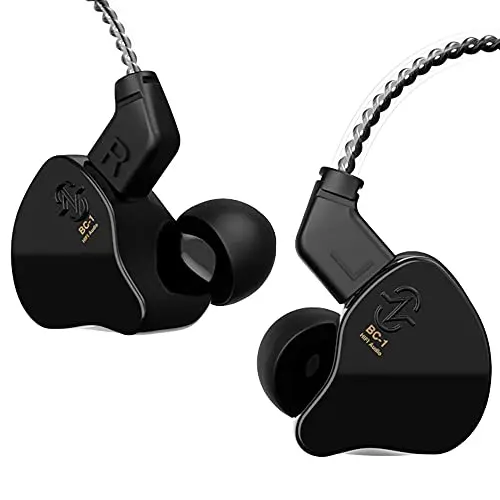 YINYOO CCZ Melody wired in-ear monitors with ear fins and detachable cable