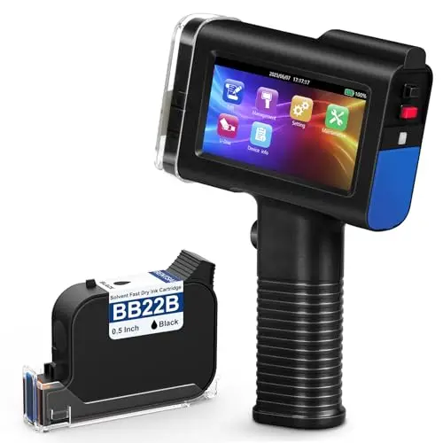 BENTSAI handheld inkjet printer for marking dates and codes on fabric and other surfaces