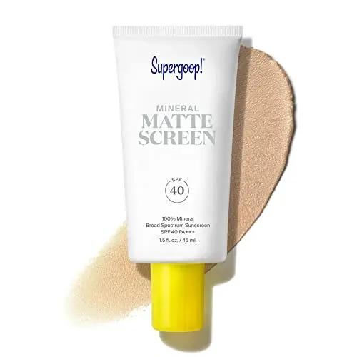 Supergoop Mineral Mattescreen SPF 40 sunscreen
