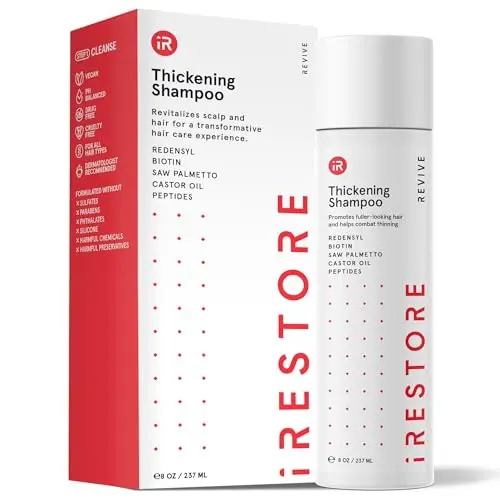 iRestore Anti Hair Loss and Thinning Shampoo bottle