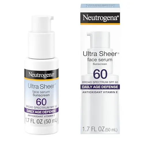 Neutrogena Ultra Sheer Face Sunscreen SPF 60 bottle