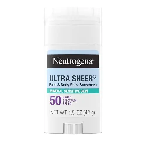 Neutrogena Ultra Sheer Mineral Sunscreen Stick SPF 50