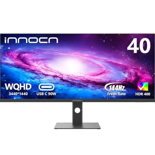 INNOCN 40-inch ultrawide WQHD monitor on an adjustable stand