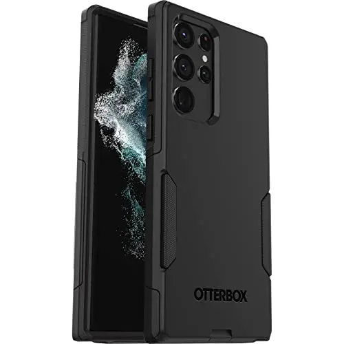 OtterBox Commuter Series slim protective case for Samsung Galaxy S22 Ultra in black