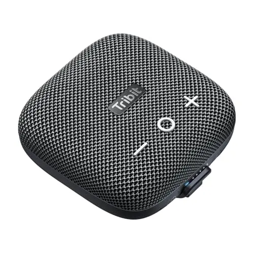 Tribit StormBox Micro 2 small black speaker with fabric strap