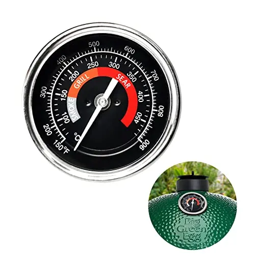 Quantfire 3.3 inch large dial thermometer for Big Green Egg