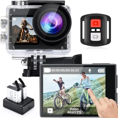ICEFOX i8 waterproof action camera with accessories
