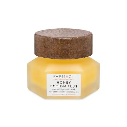 Farmacy Honey Potion Plus jar with magnetic spatula
