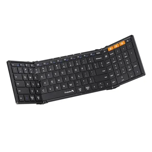 ProtoArc XK01 tri-fold bluetooth keyboard in black