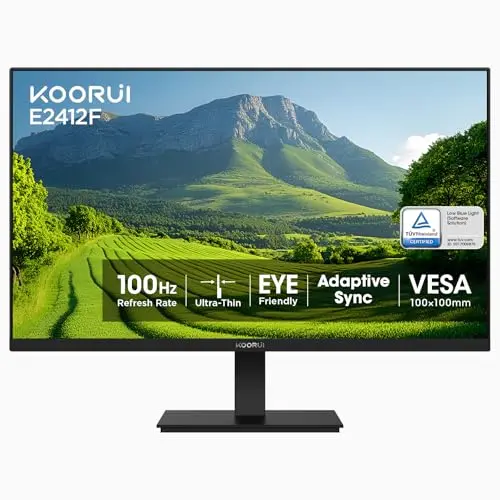 KOORUI 24-inch full HD 100Hz VA computer monitor